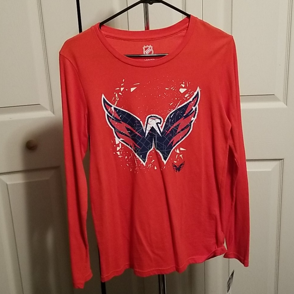Kids Washington Capitals T-Shirt Size 14/16 New